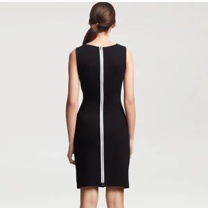 Kenneth Cole New York Hilary Ruched Black Dress Size 0